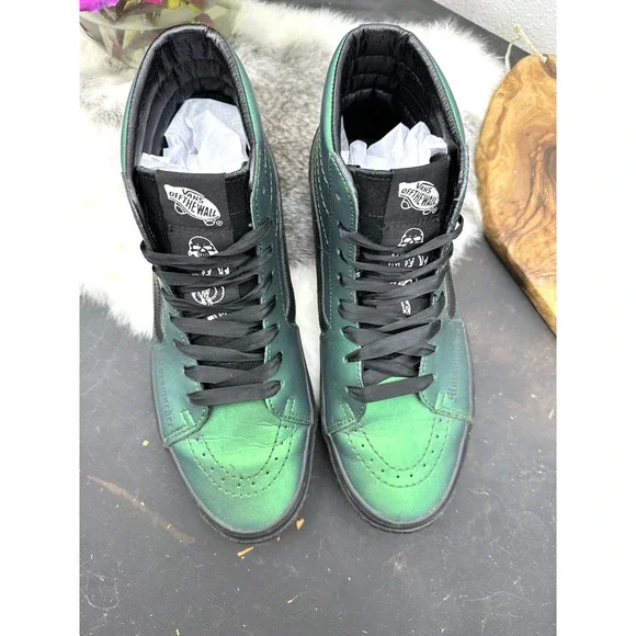 Vans X Harry Potter Morsmordre Green Sk8-Hi Platform High Mens 8/Womens 9.5 - Picture 14 of 16